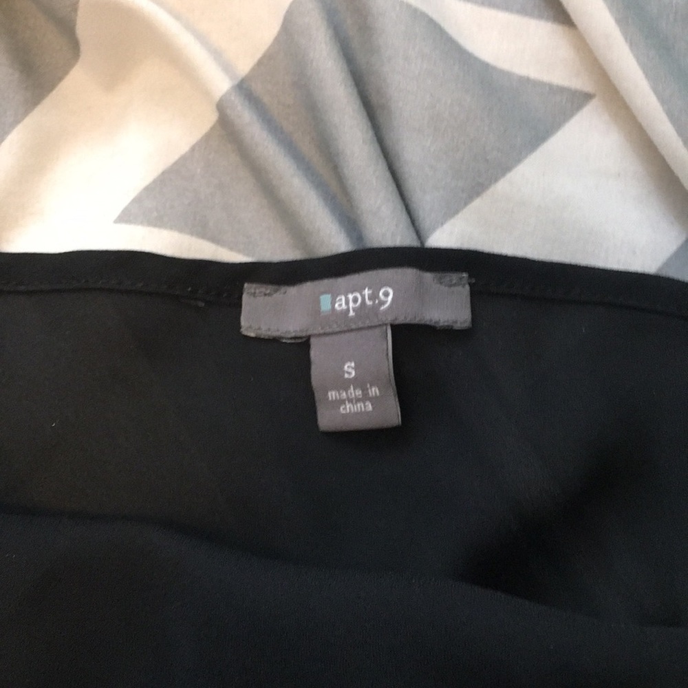 Apt 9 sheer camisole black small